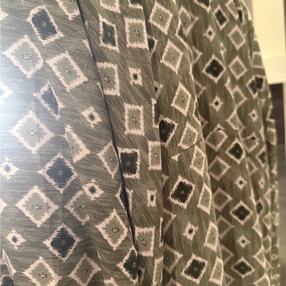 Green Patterned Women's Jacket - Picture 4 of 5